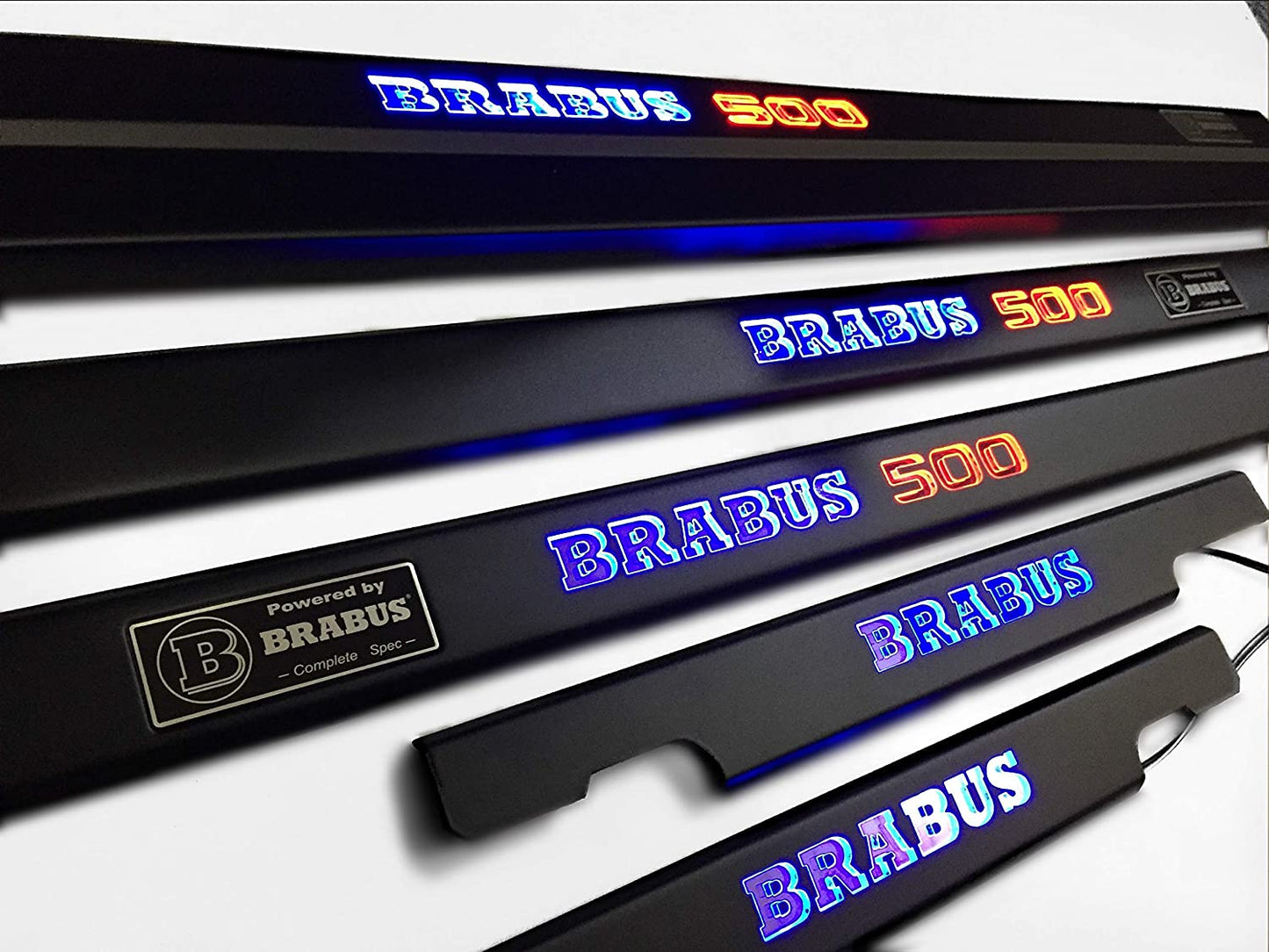 Brabus 500 LED Illuminated Door Sills 4 or 5 pcs for Mercedes-Benz G-Class W463