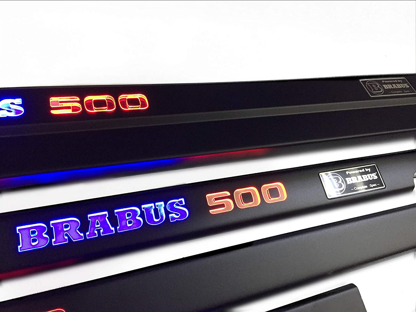 Brabus 500 LED Illuminated Door Sills 4 or 5 pcs for Mercedes-Benz G-Class W463