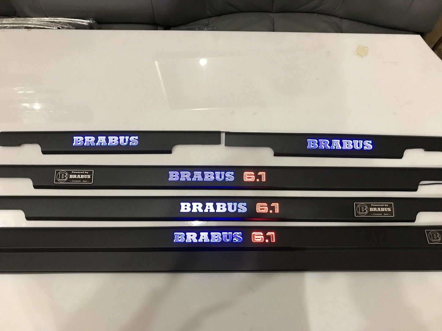 Brabus 6.1 LED Illuminated Door Sills 4 or 5 pcs for Mercedes-Benz G-Class W463