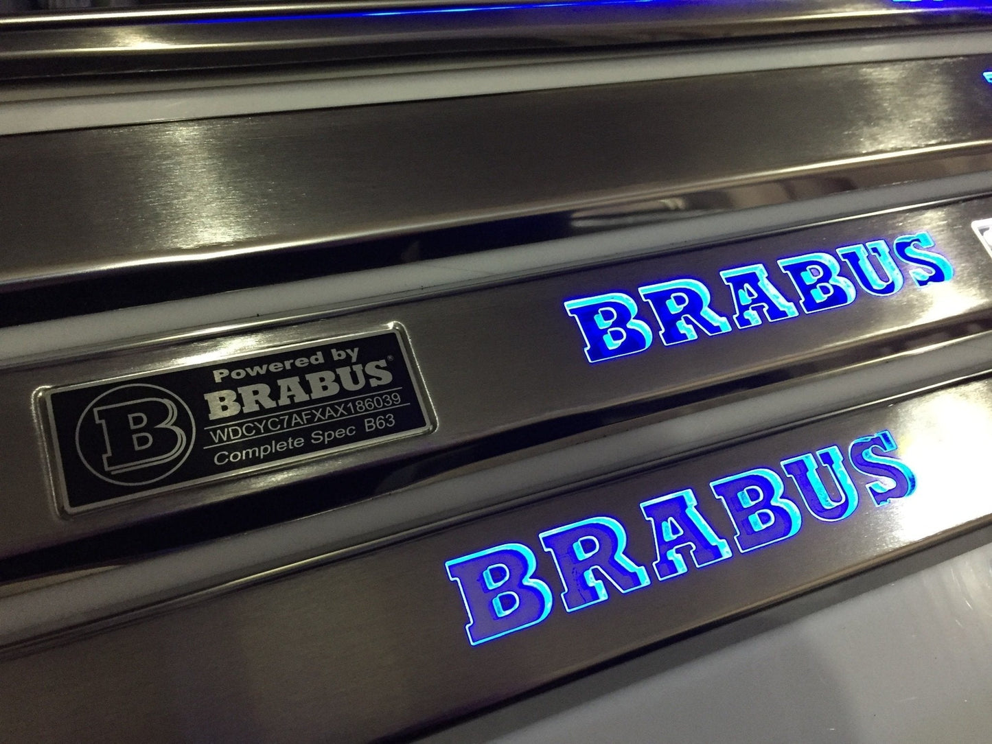 Brabus B63 LED Illuminated Door Sills 4 or 5 pcs for Mercedes-Benz G-Class W463