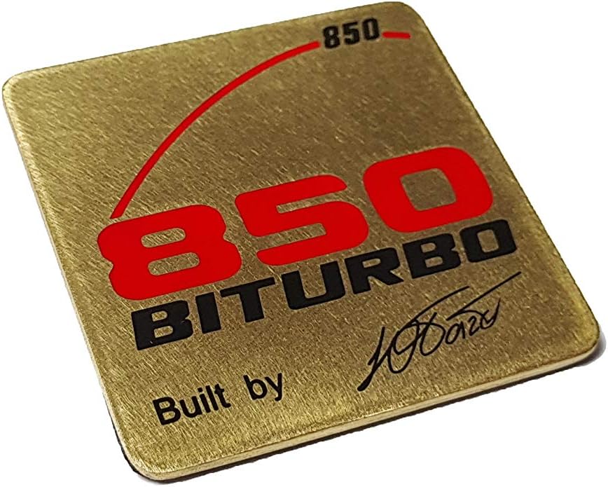 Brabus biturbo 850 engine emblem for G-Class Mercedes-Benz W463