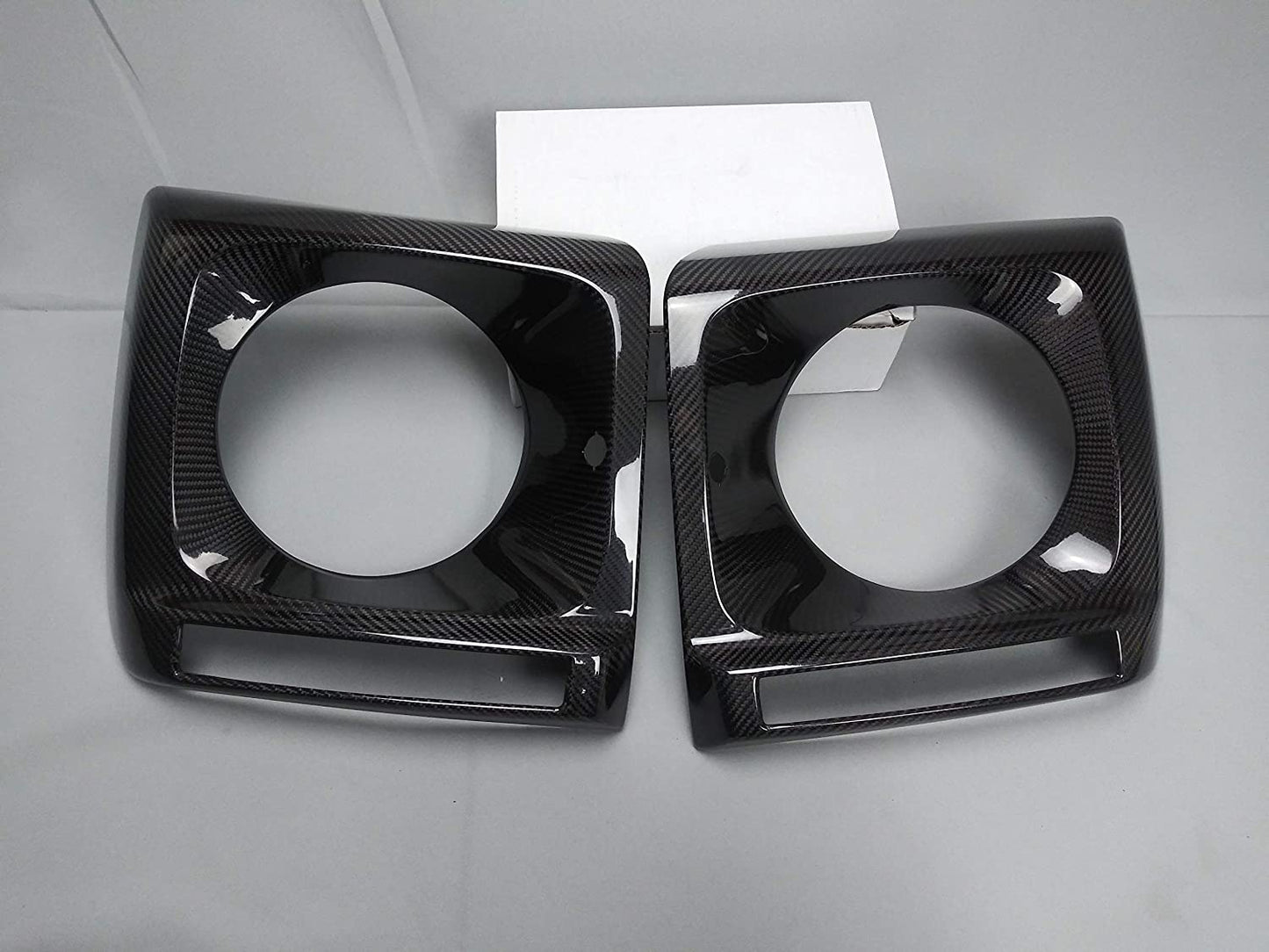 Brabus Carbon Front Headlight Covers with LEDs for Mercedes W463 G Wagon