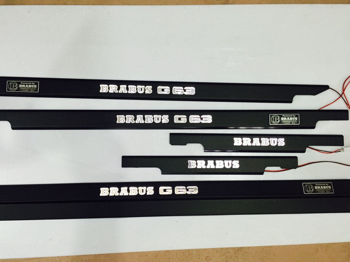 Brabus G63 LED Illuminated Door Sills 4 or 5 pcs for Mercedes-Benz G-Class W463