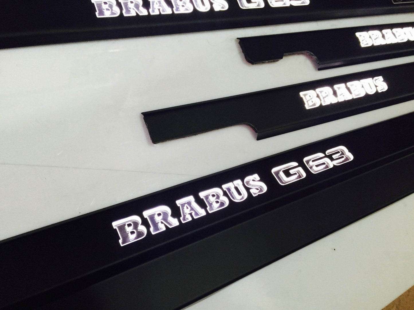 Brabus G63 LED Illuminated Door Sills 4 or 5 pcs for Mercedes-Benz G-Class W463