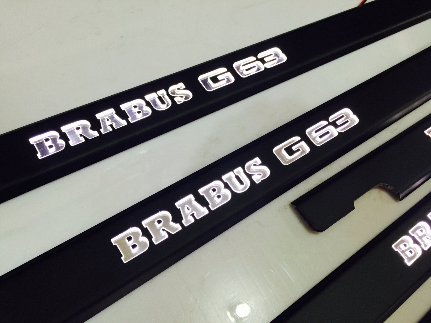 Brabus G63 LED Illuminated Door Sills 4 or 5 pcs for Mercedes-Benz G-Class W463