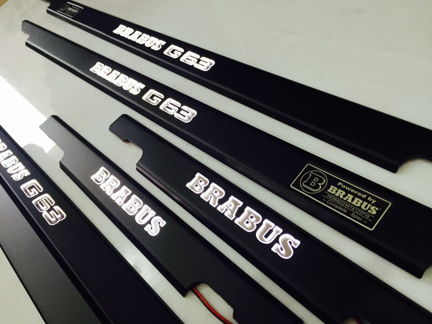 Brabus G63 LED Illuminated Door Sills 4 or 5 pcs for Mercedes-Benz G-Class W463