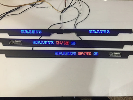 Brabus GV12 S LED Illuminated Door Sills 4 or 5 pcs for Mercedes-Benz G-Class W463