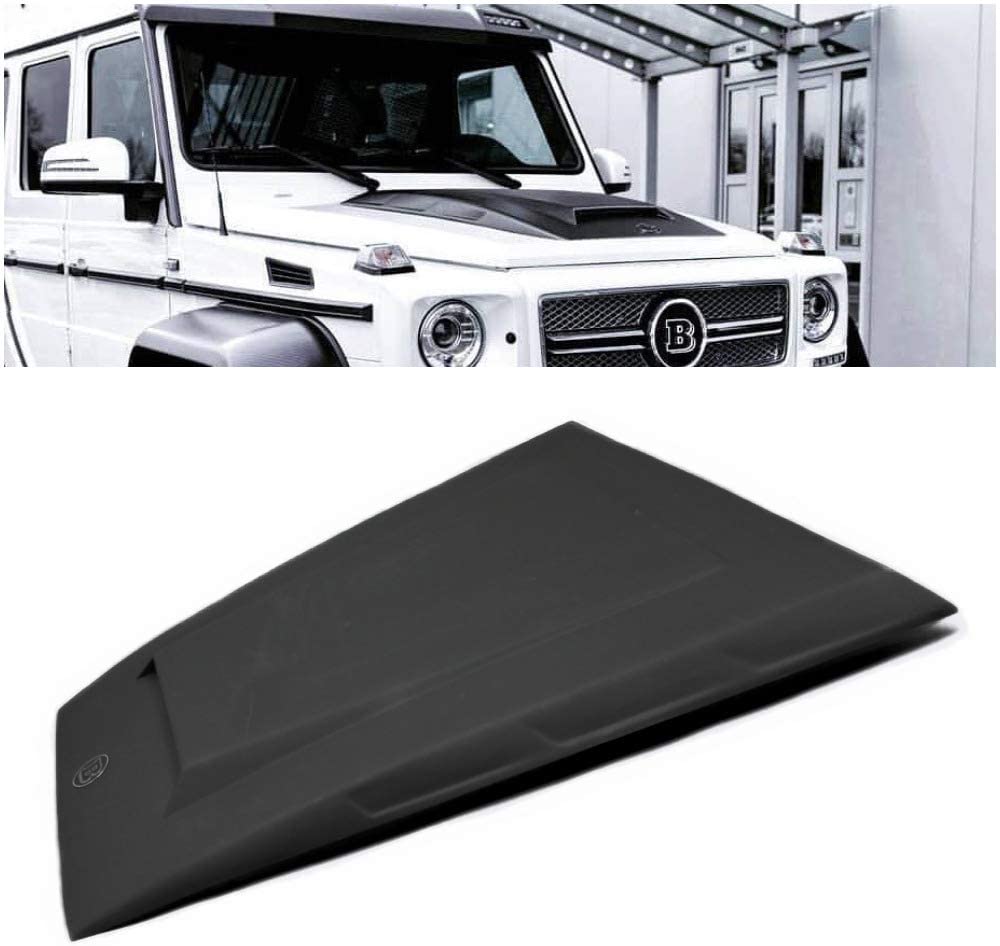 Brabus Hood Scoop Fiberglass Cover Trim with Badge for Mercedes W463 G Wagon