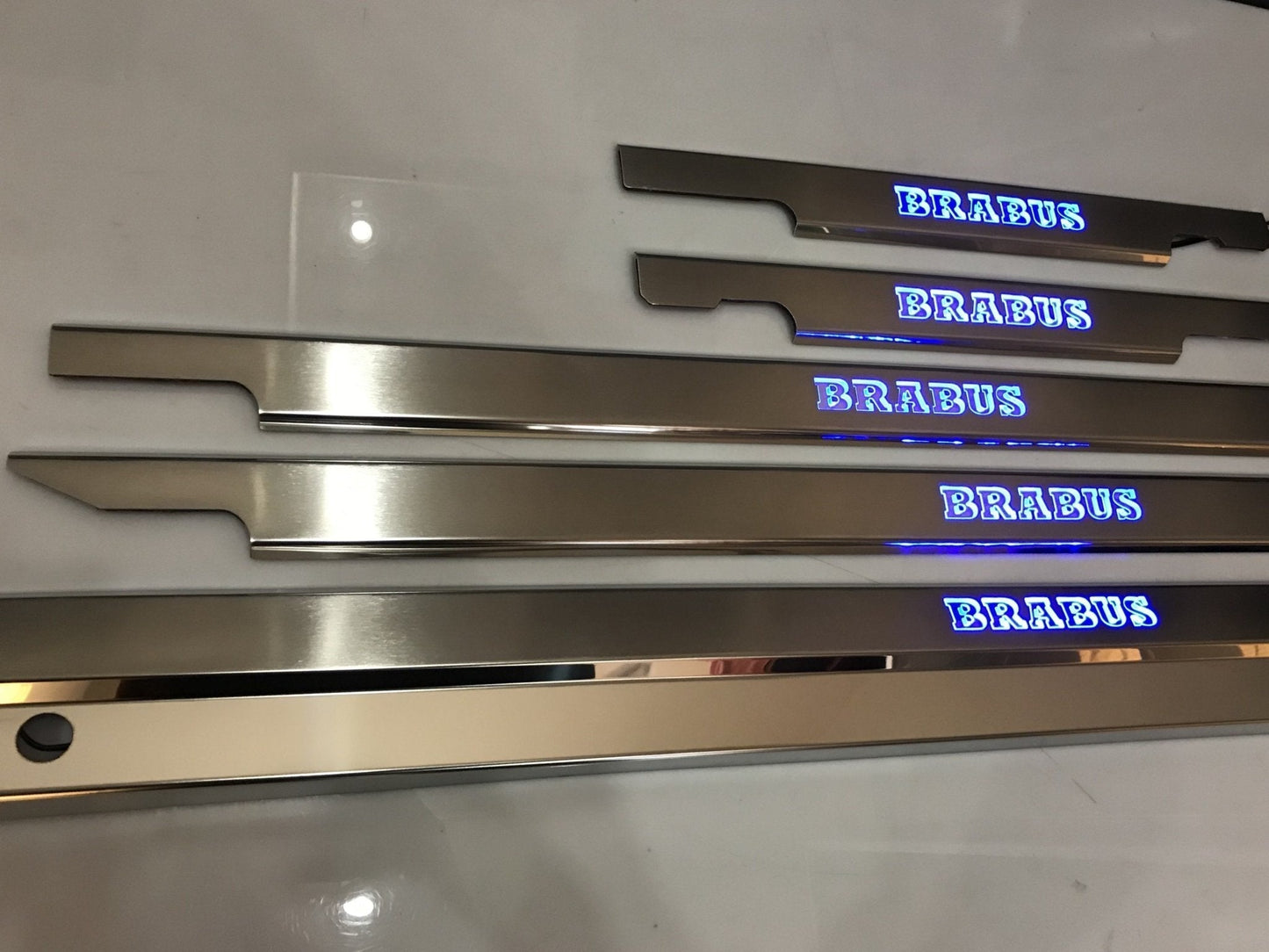 Brabus LED Illuminated Door Sills 4 or 5 pcs for Mercedes-Benz G-Class W463