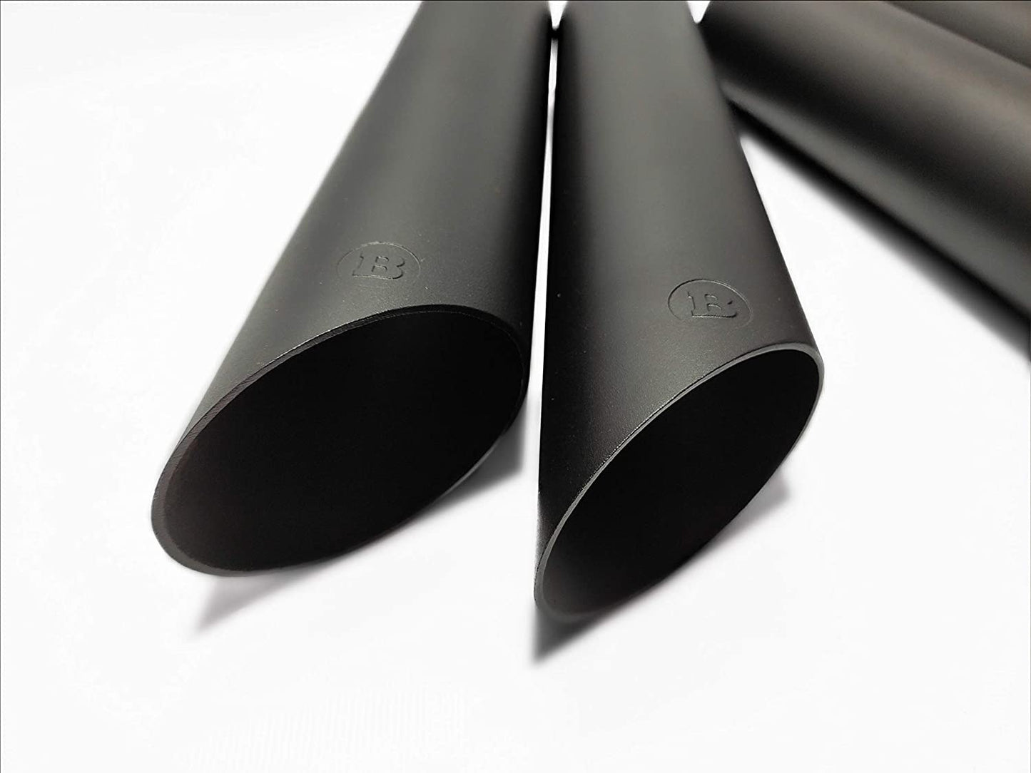 Brabus Stainless Steel Black Matte Exhaust Pipes Tips 4 pcs for Mercedes-Benz W463A / W463