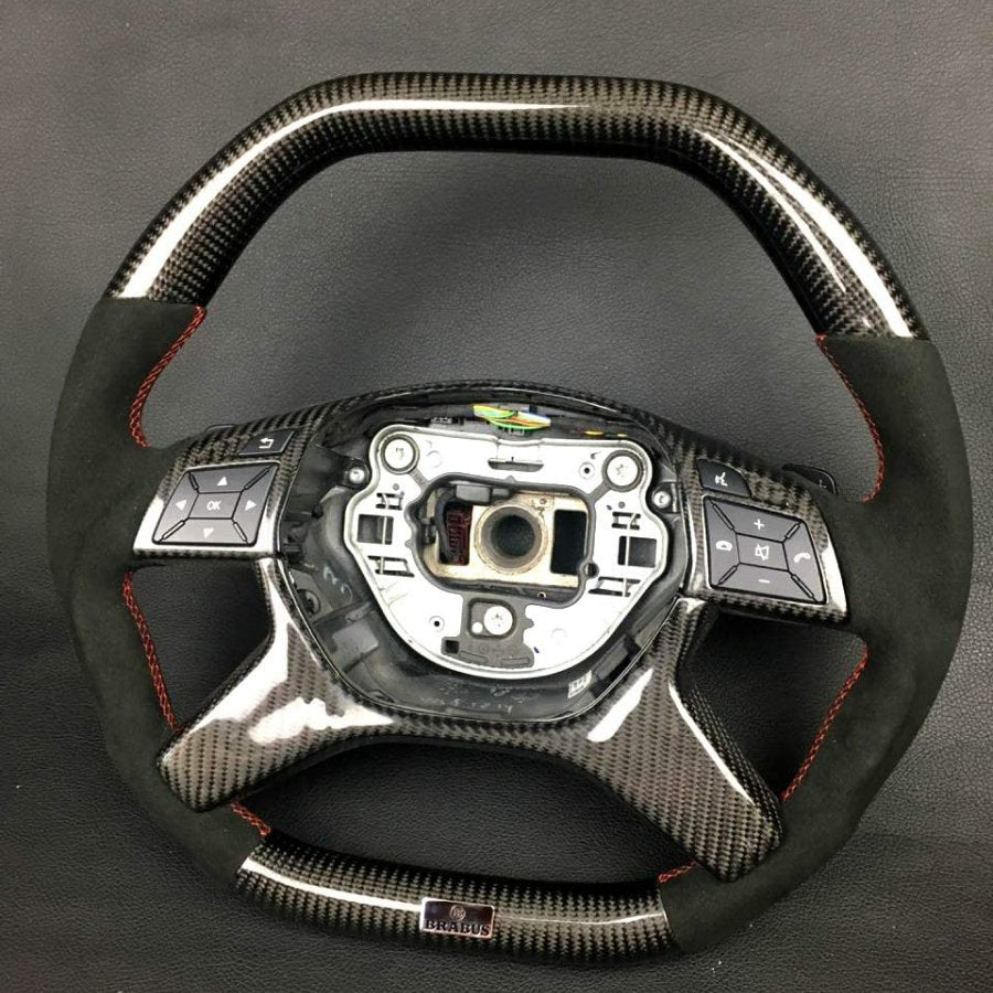 Brabus Style Carbon Steering Wheel for Merceges-Benz ML GL GLS GLE W463 W212