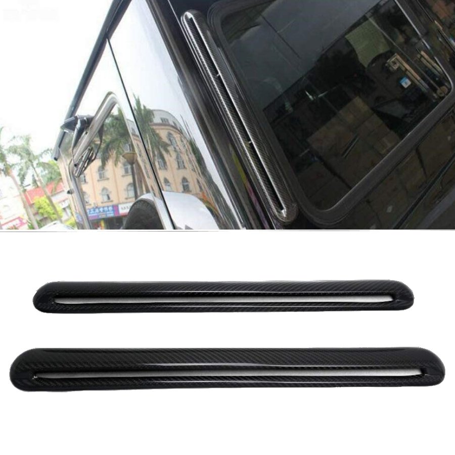 C-Pillar Carbon Rear air intake covers vent grilles for Mercedes W463 G Wagon