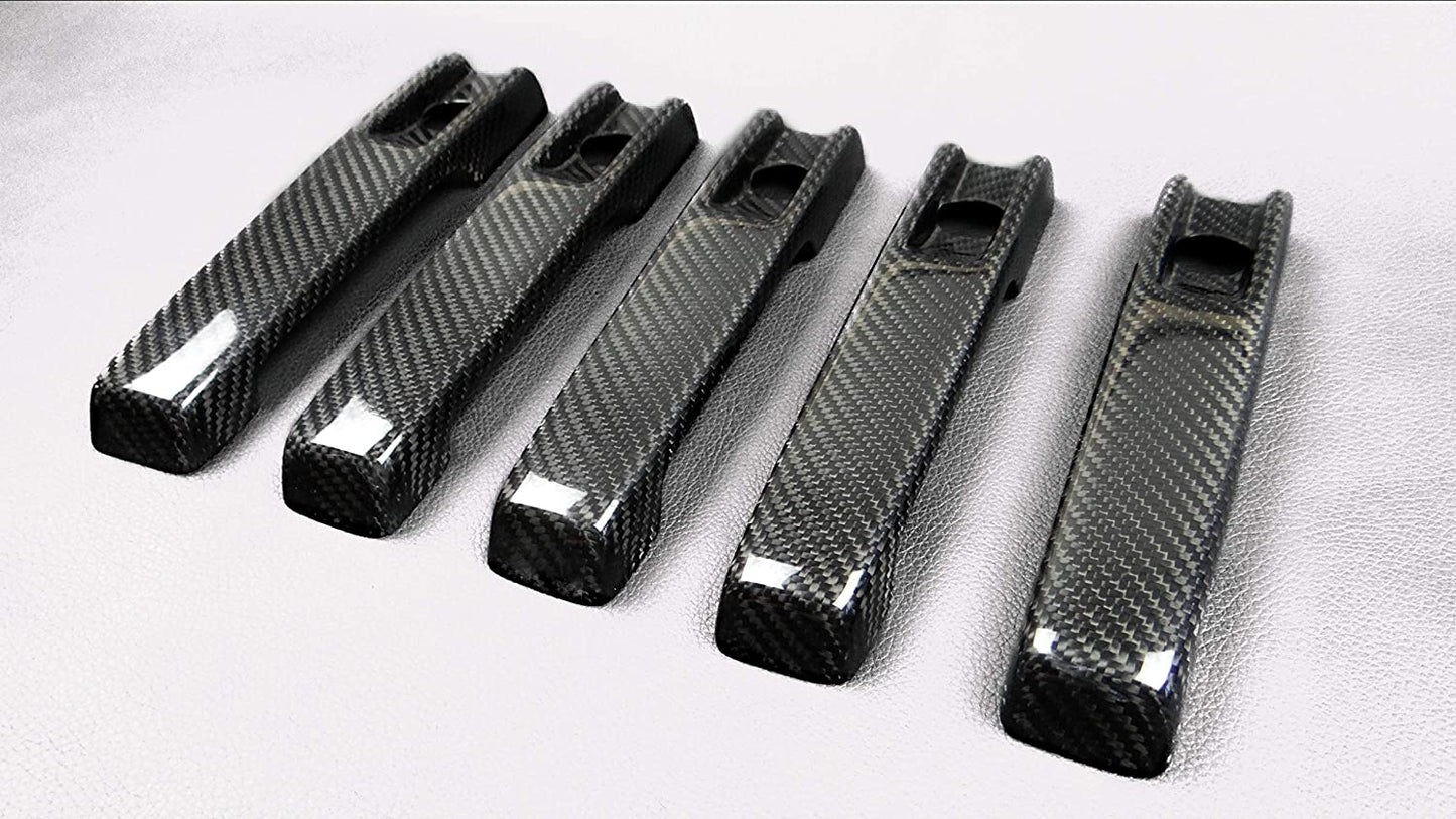 Carbon Door Handles Covers 5 pcs for Mercedes-Benz W463A