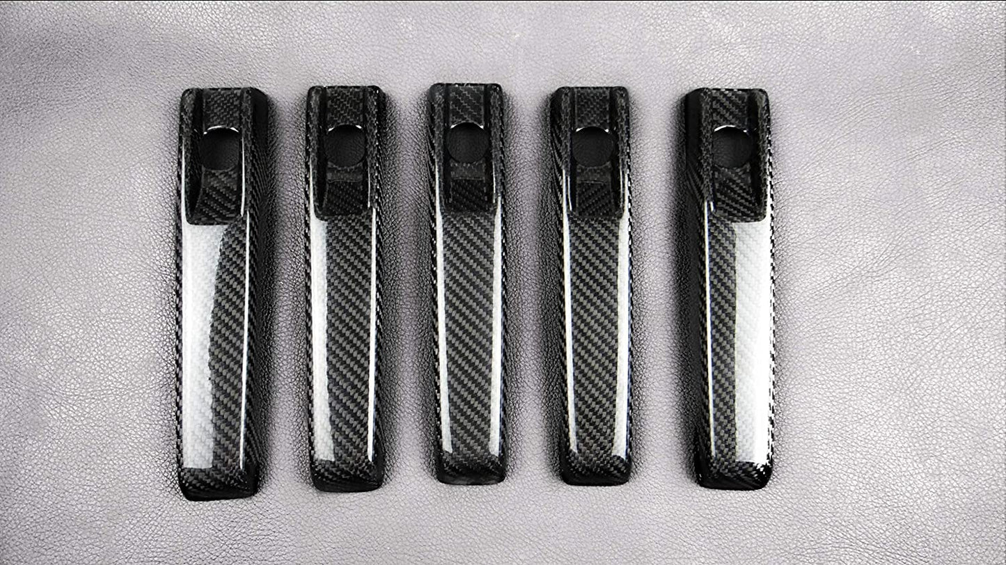 Carbon Door Handles Covers 5 pcs for Mercedes-Benz W463A