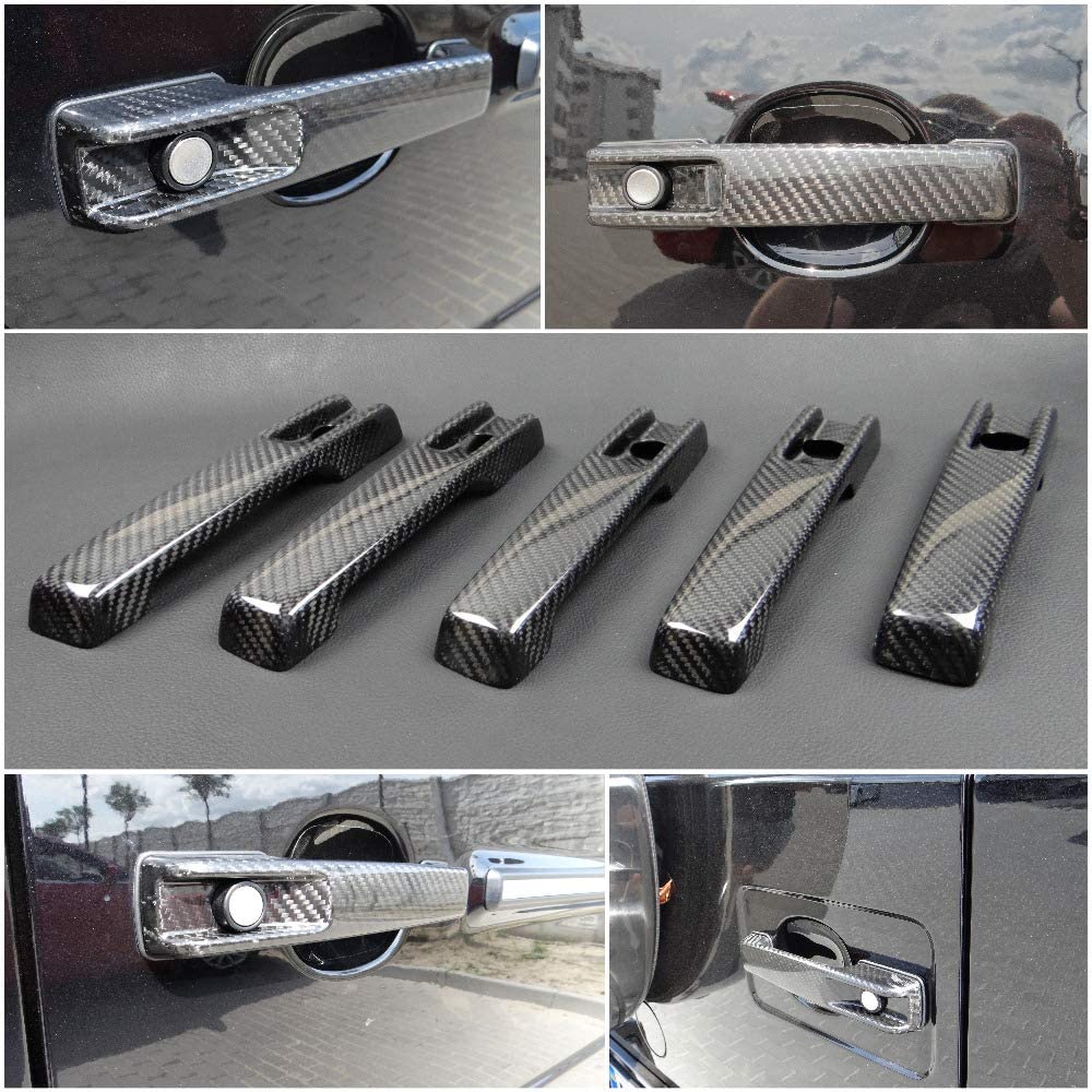 Carbon Door Handles Covers 5 pcs for Mercedes-Benz W463A