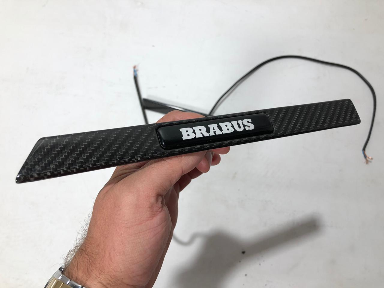 Carbon Fender Insert LED Emblem Brabus Style Badge for Mercedes G Wagon W463A