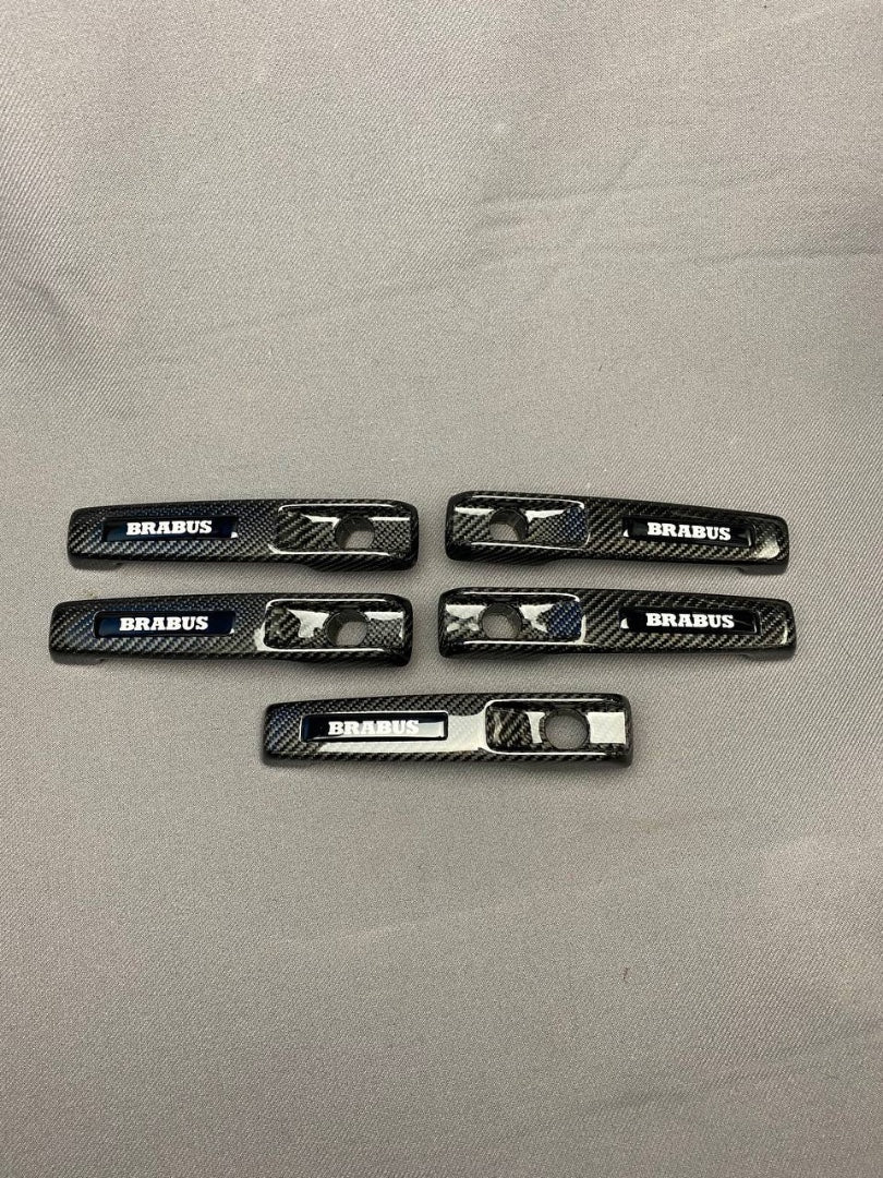 Carbon fiber BRABUS door handles complete for Mercedes-Benz W463A W464 G-Class