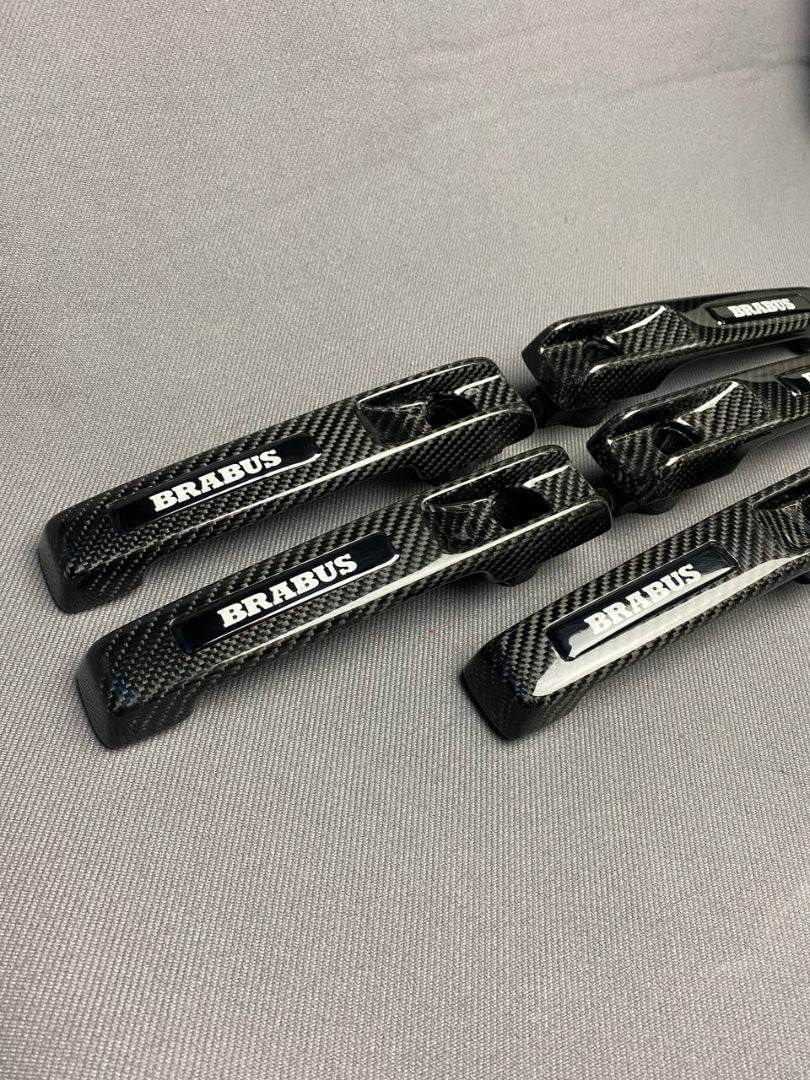 Carbon fiber BRABUS door handles complete for Mercedes-Benz W463A W464 G-Class