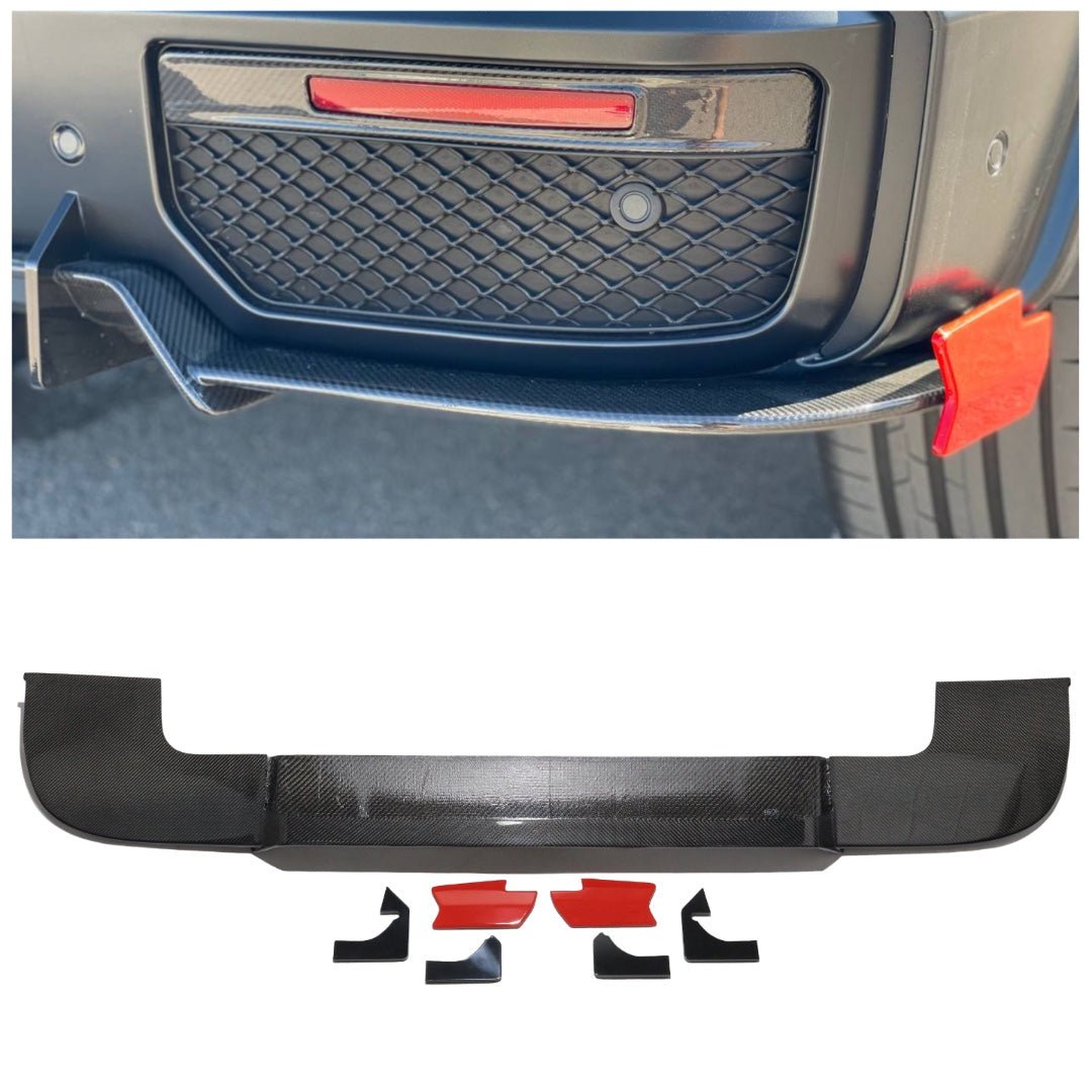 Carbon fiber BRABUS G900 Rocket edition rear diffuser for Mercedes-Benz W463a W464