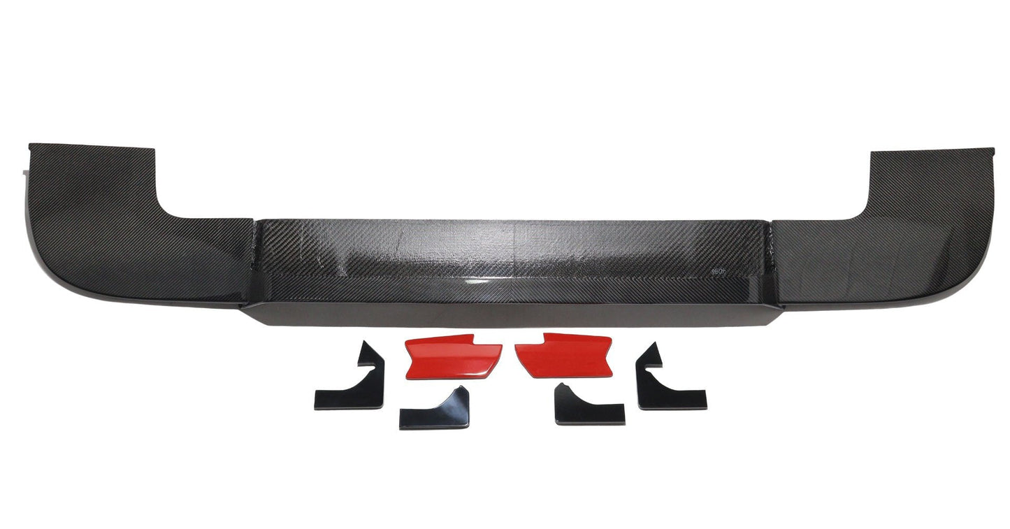 Carbon fiber BRABUS G900 Rocket edition rear diffuser for Mercedes-Benz W463a W464