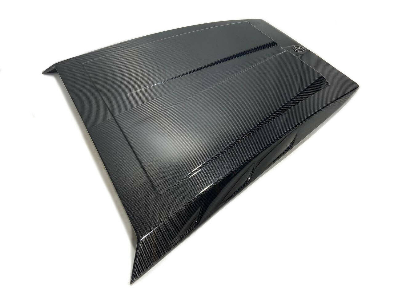 Carbon fiber Brabus hood scoop + badge for Mercedes Benz W463A G-Class G-Wagon