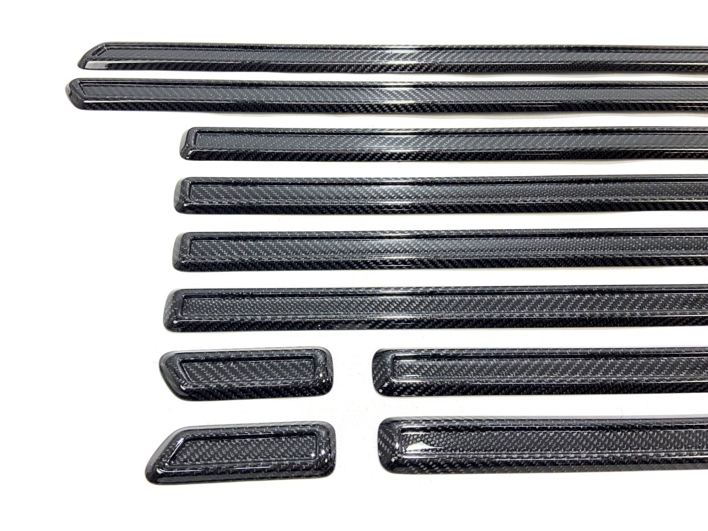 Carbon fiber Brabus side mouldings trim Rocket G900 for Mercedes-Benz W463a W464