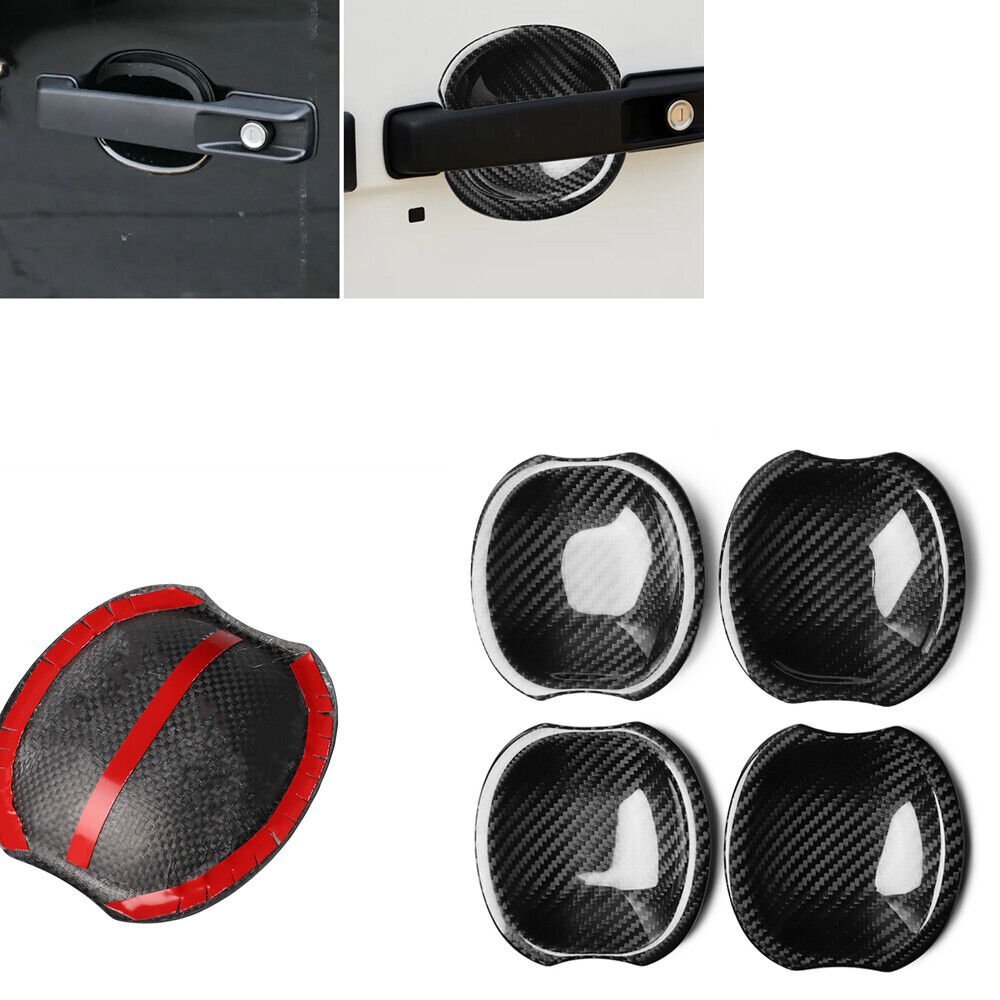 Carbon Fiber Door Bowl Handle cover 5 pcs for Mercedes-Benz W463A W464 G Wagon 2019+