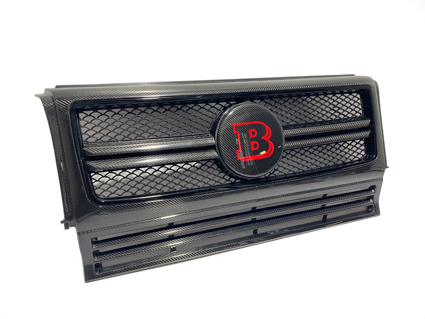 Carbon Fiber Front Brabus Grille complete for Mercedes-Benz G-Wagon W463