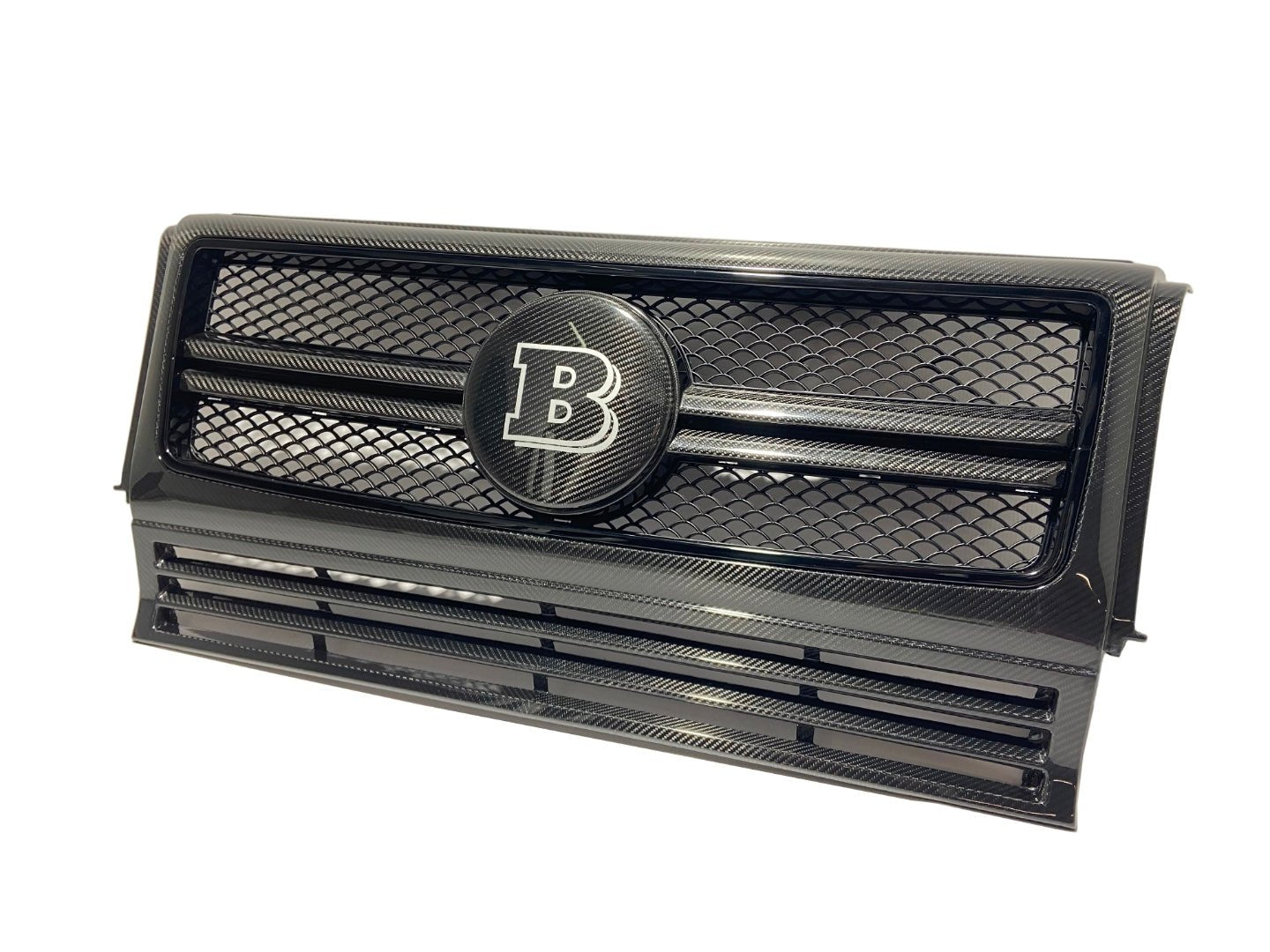 Carbon Fiber Front Brabus Grille complete for Mercedes-Benz G-Wagon W463