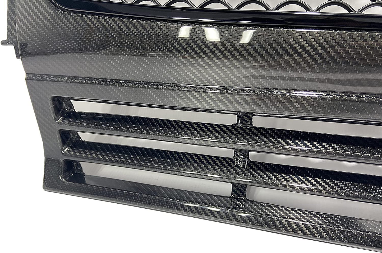 Carbon Fiber Front Grille Frame AMG Set for Mercedes-Benz G-Wagon G-Class W463 G63 G55 G500