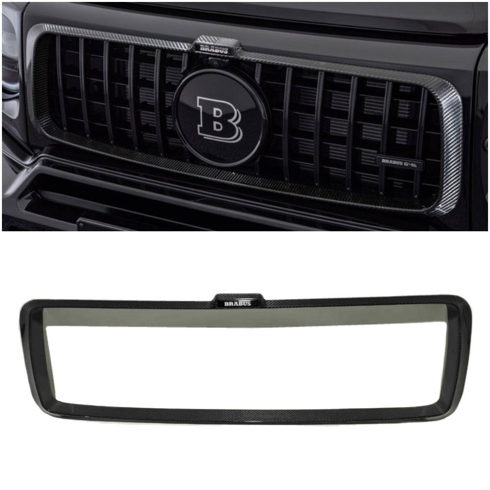 Carbon fiber front grille frame for Mercedes-Benz W463a W464