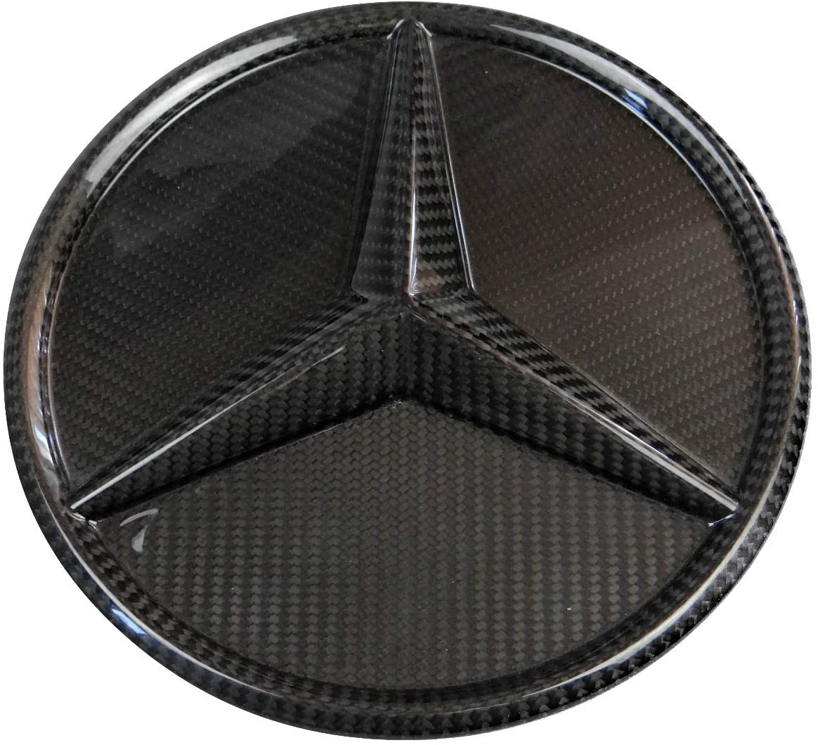 Carbon fiber front grille star style solid badge logo emblem for Mercedes-Benz W463 G-Class G-Wagon