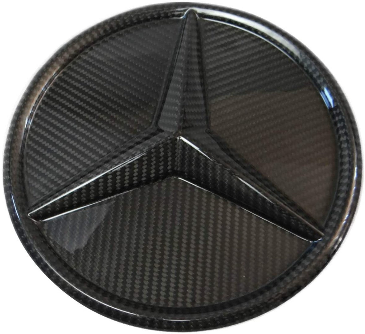 Carbon fiber front grille star style solid badge logo emblem for Mercedes-Benz W463 G-Class G-Wagon