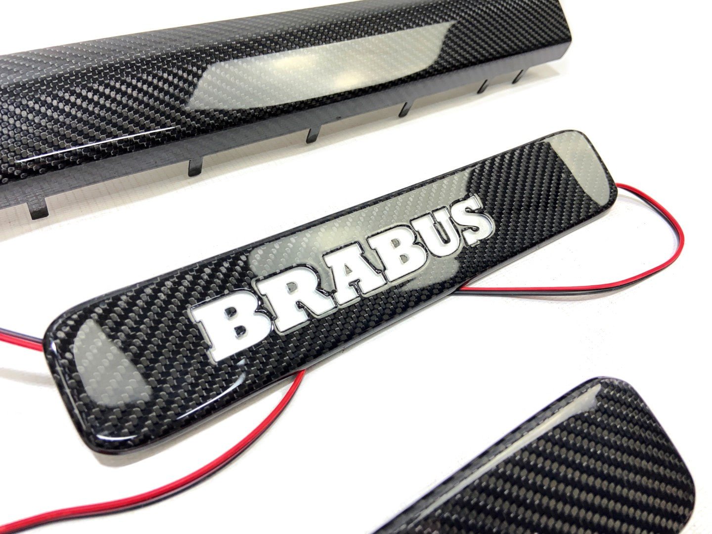 Carbon fiber LED Illuminated Brabus Door Sills 5 pcs for Mercedes-Benz W463A W464 G-Class