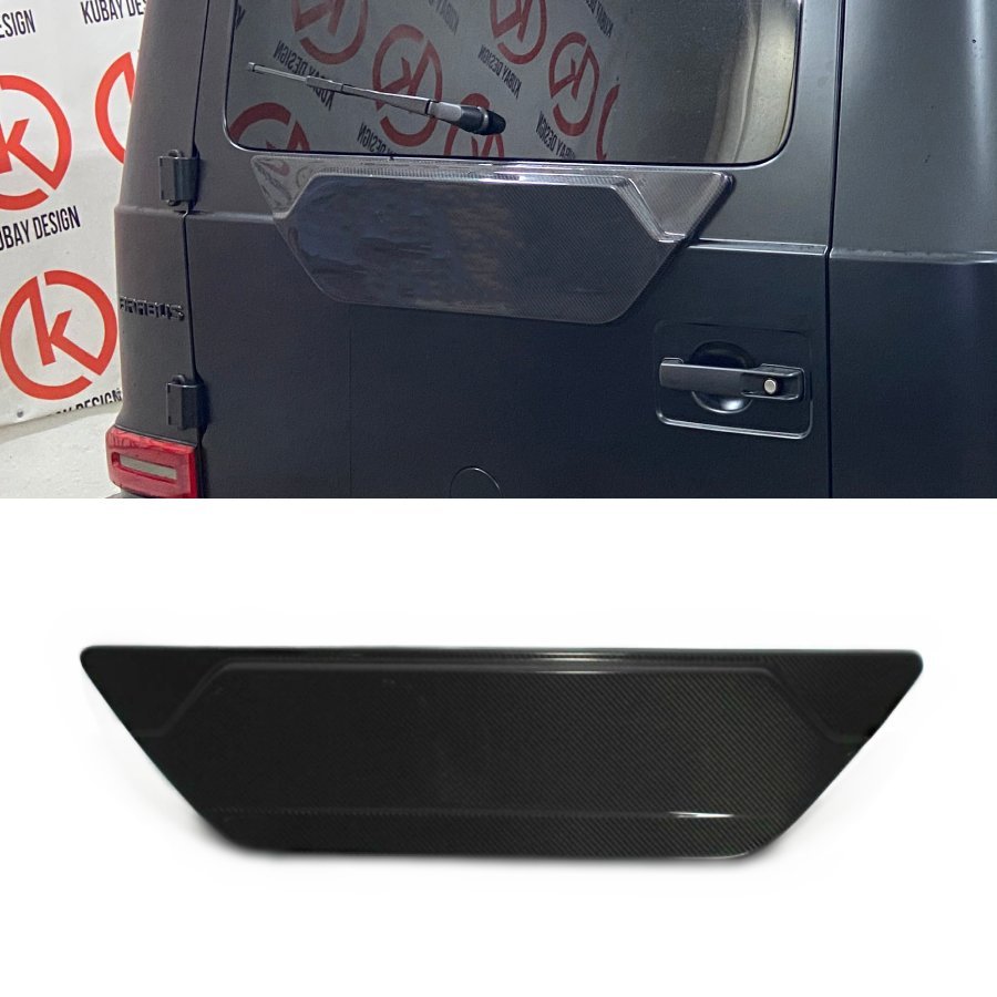 Carbon fiber rear door attachment without logo for Mercedes-Benz W463A G-Class