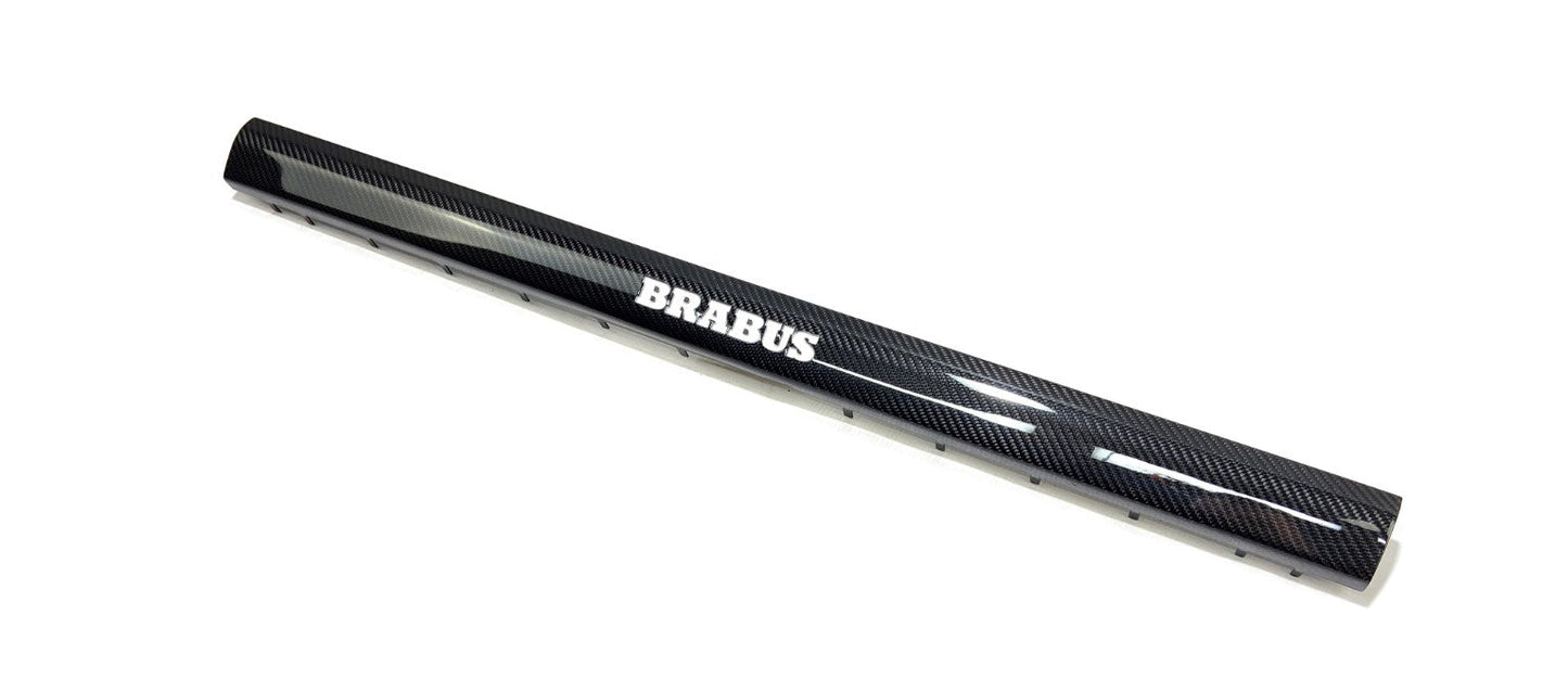 Carbon fiber rear trunk door sill scuff plate Brabus LED illuminated for Mercedes-Benz G-Class G-Wagon W463A