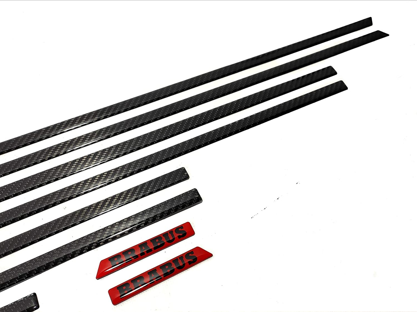 Carbon fiber side body mouldings insertions Brabus for Mercedes-Benz G-Class W463A 10 pcs set