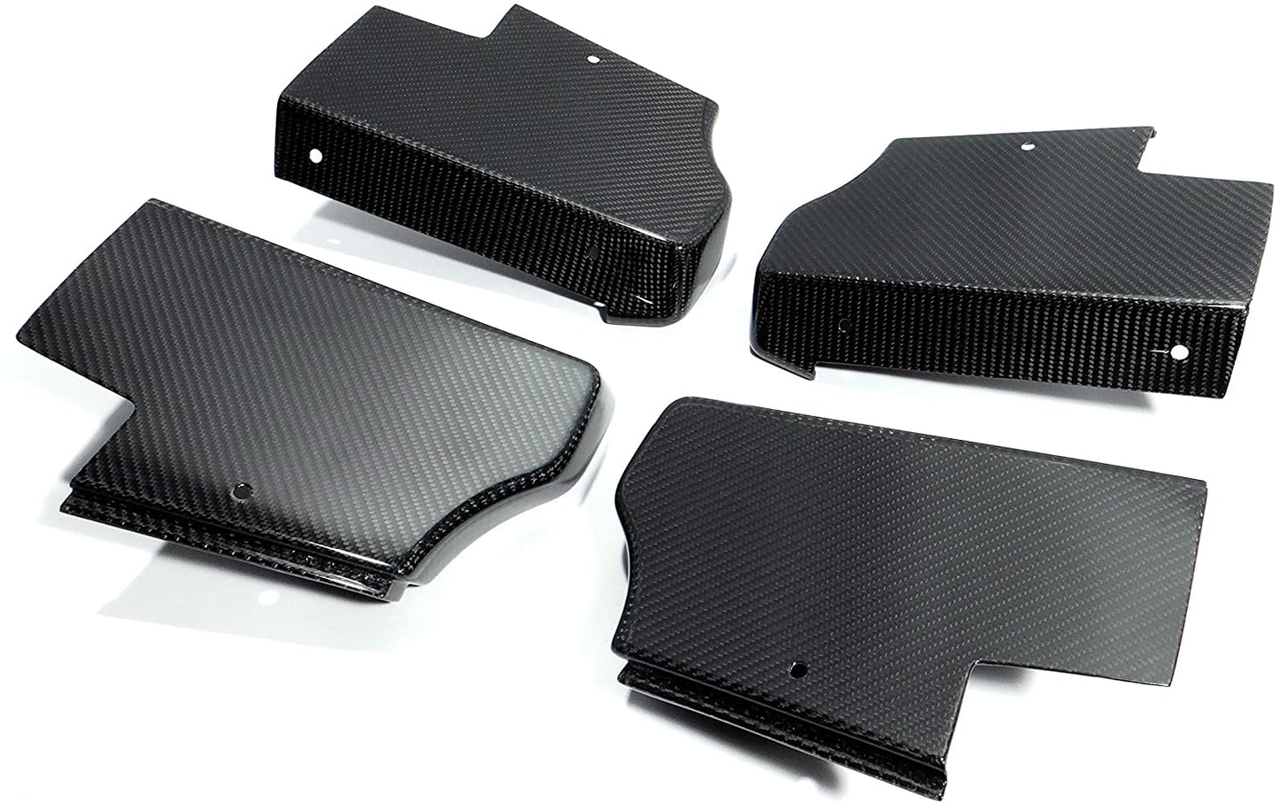 Carbon fiber side steps corner flaps edges for Mercedes-Benz W463a W464