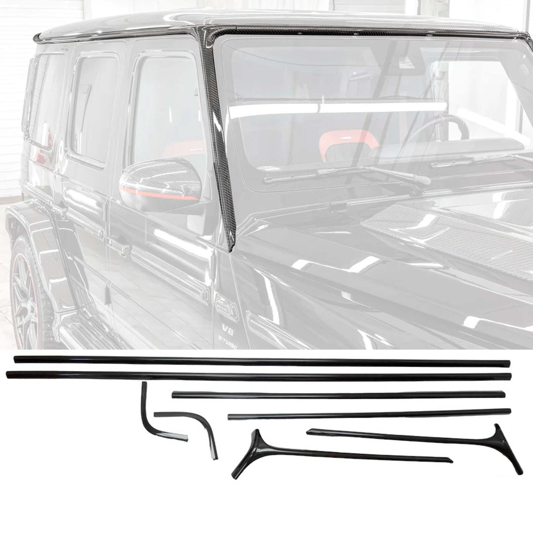 Carbon fiber upper mouldings roof trim for Mercedes-Benz G-Class G-Class W463A W464 AMG G63