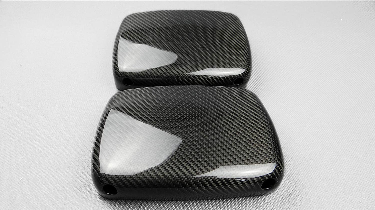 Carbon Seats headrests Rear Covers 2 pcs 2013+