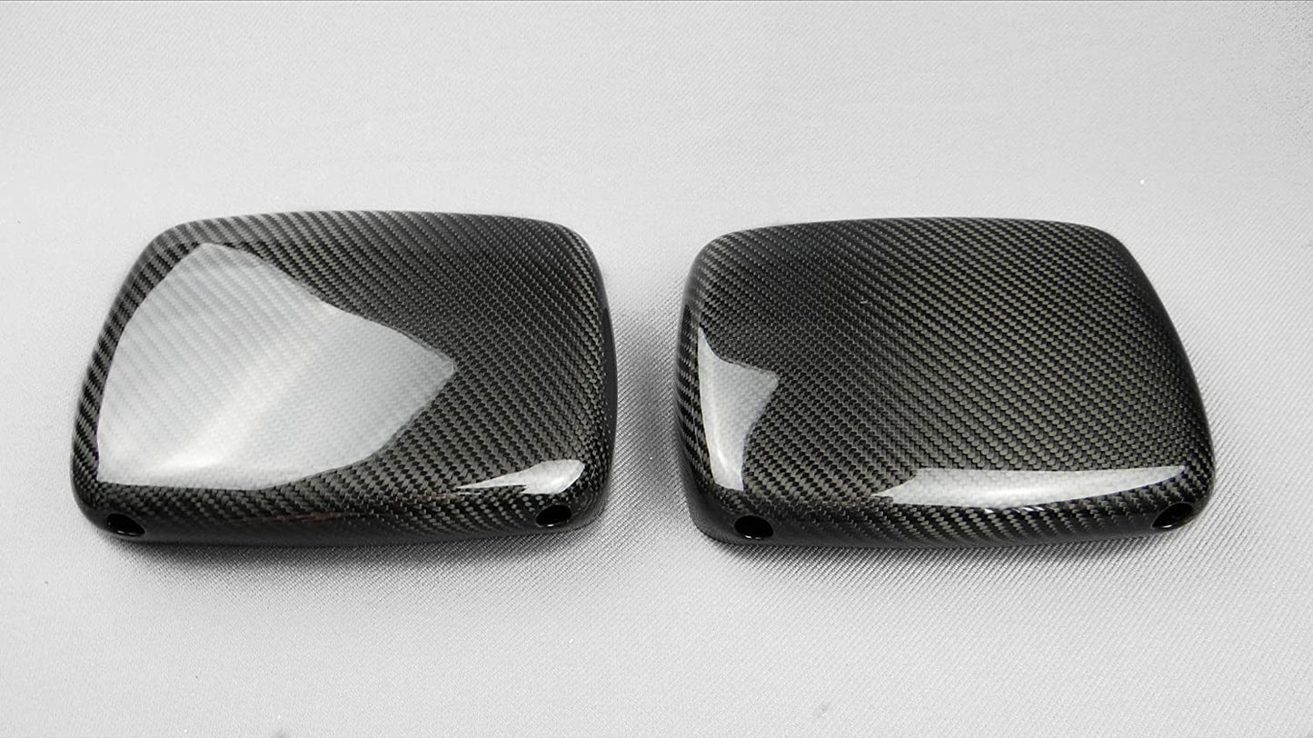 Carbon Seats headrests Rear Covers 2 pcs 2013+