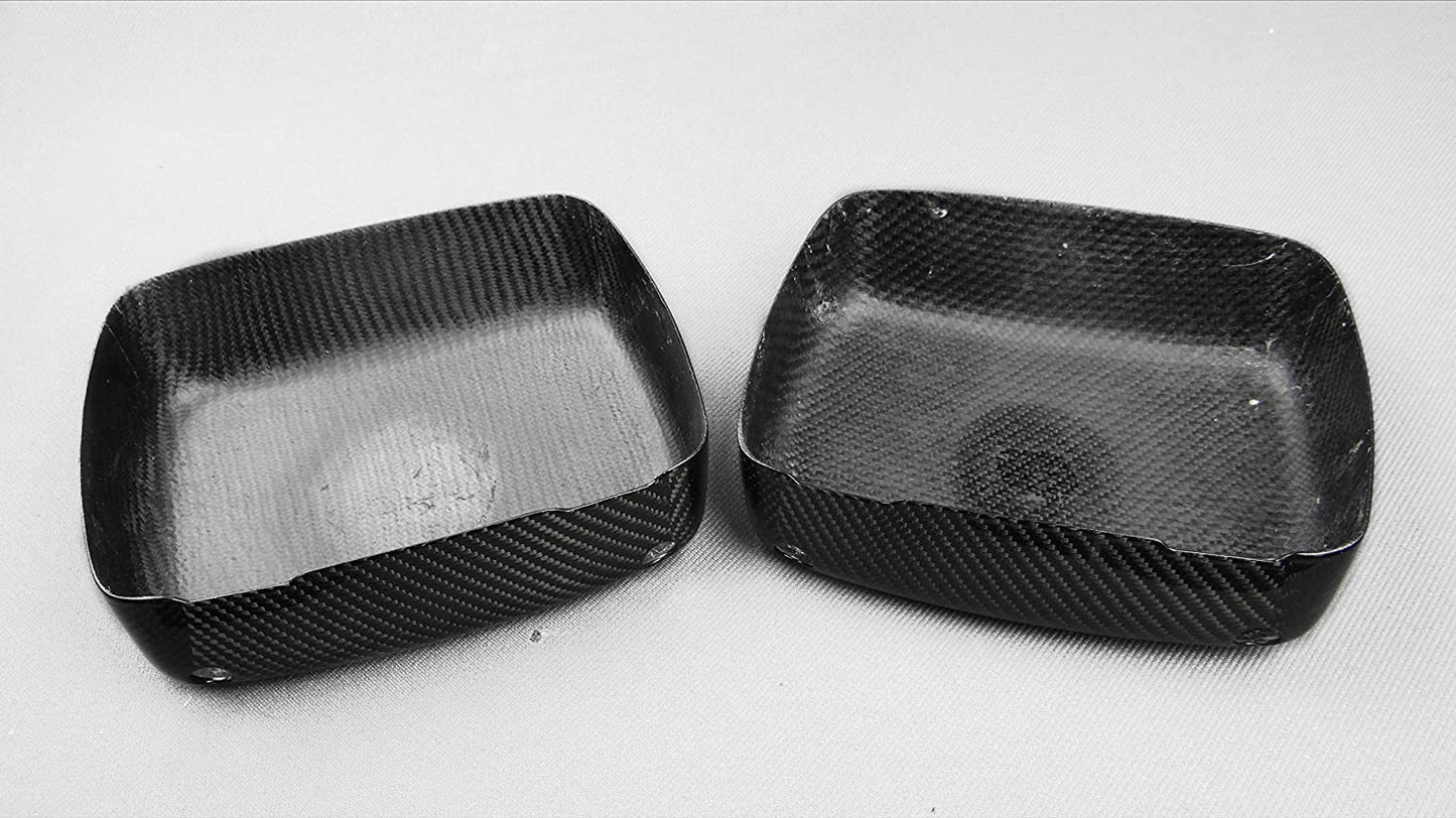 Carbon Seats headrests Rear Covers 2 pcs 2013+