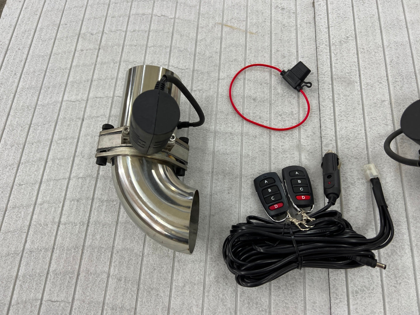 Electric remote controlled power valve for exhaust system Mercedes-Benz W463 W463a W464