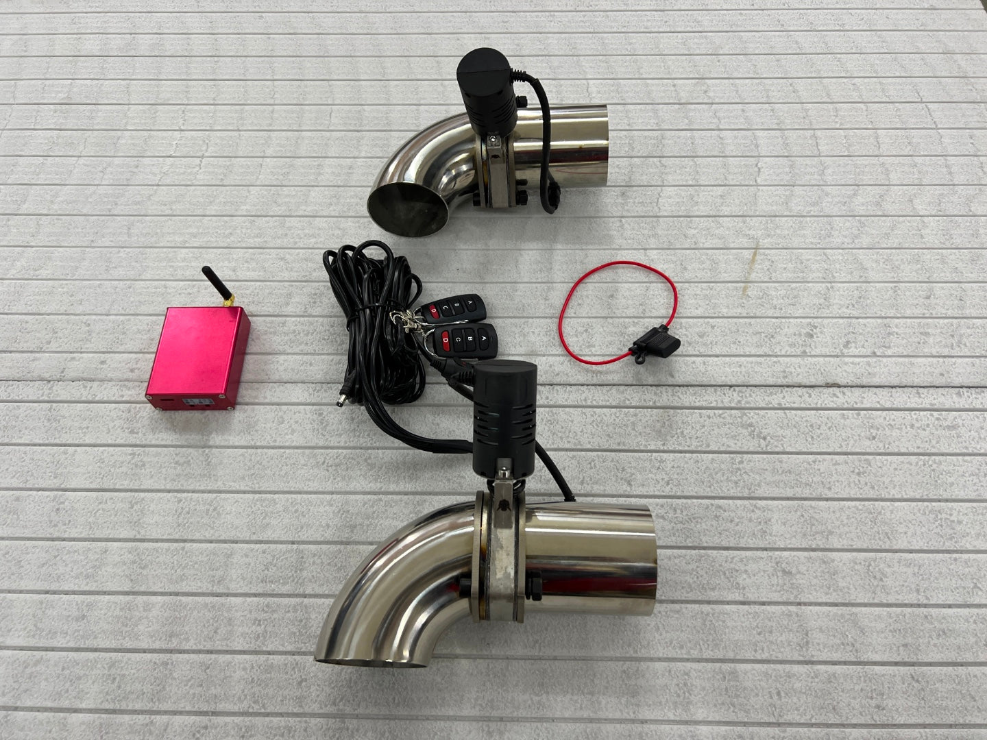 Electric remote controlled power valve for exhaust system Mercedes-Benz W463 W463a W464
