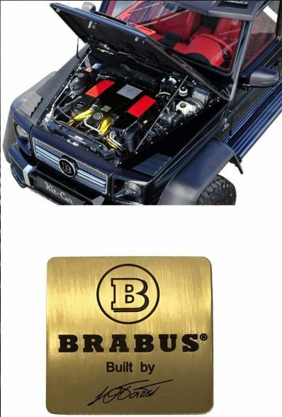 Engine Compartment Emblem Metal Badge Sticker for Mercedes-Benz G-Class w463