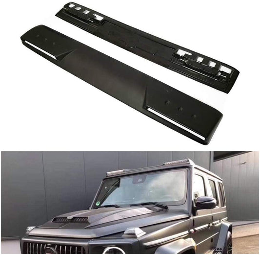 Fiberglass front roof spoiler with LEDs for Mercedes-Benz W463A W464 G-Class