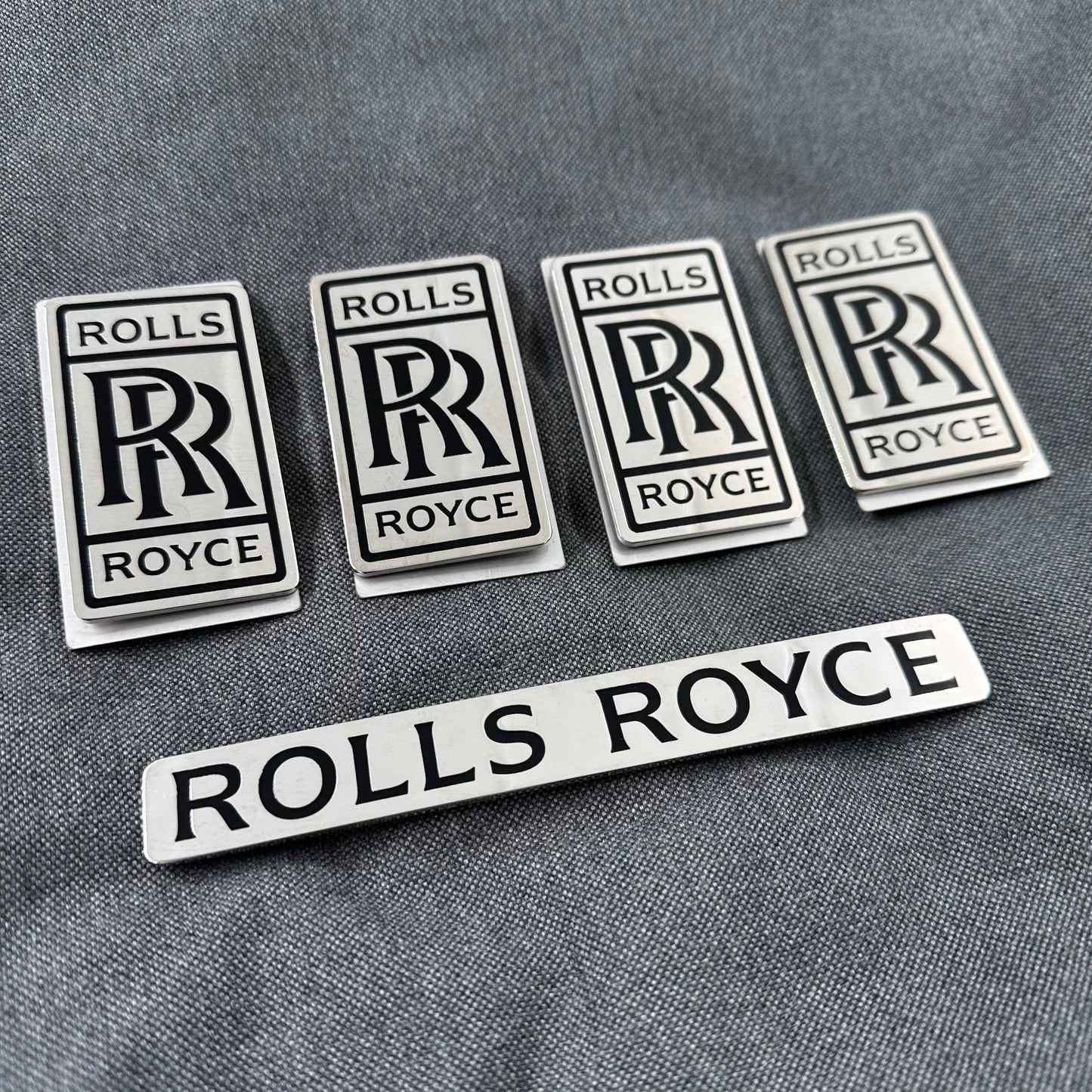 Floor Mats Emblems Badge Logo 5pcs set for Rolls Royce