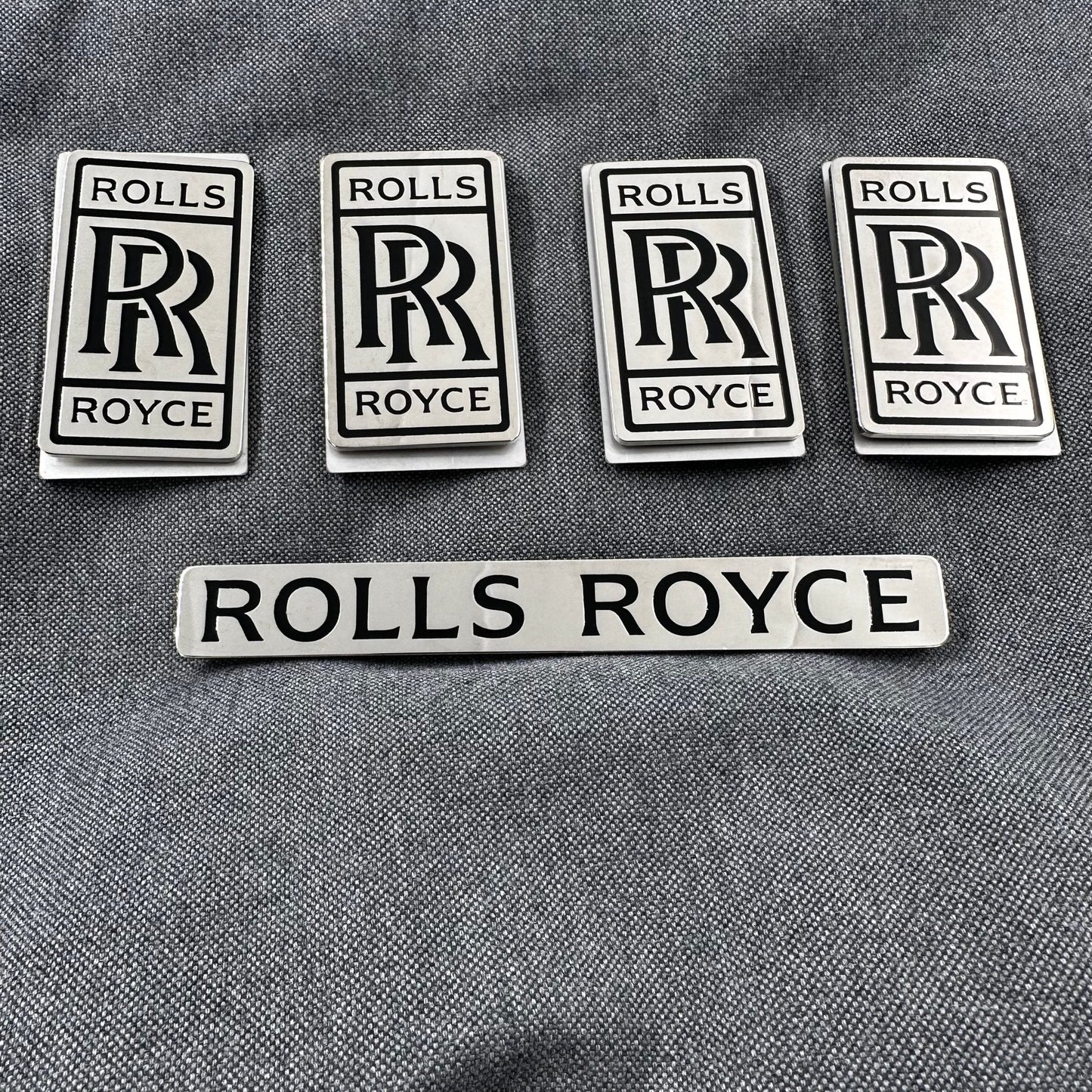 Floor Mats Emblems Badge Logo 5pcs set for Rolls Royce