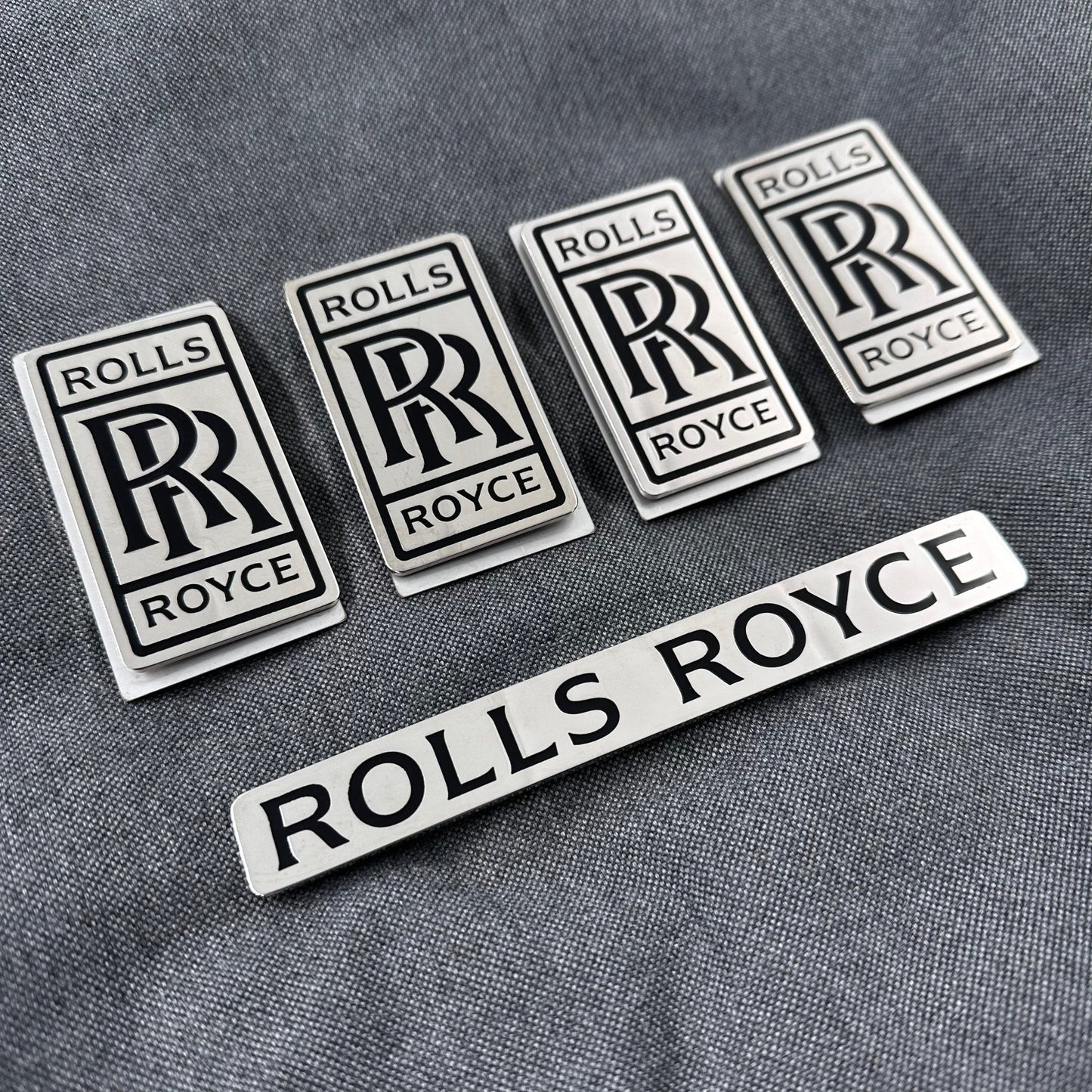 Floor Mats Emblems Badge Logo 5pcs set for Rolls Royce