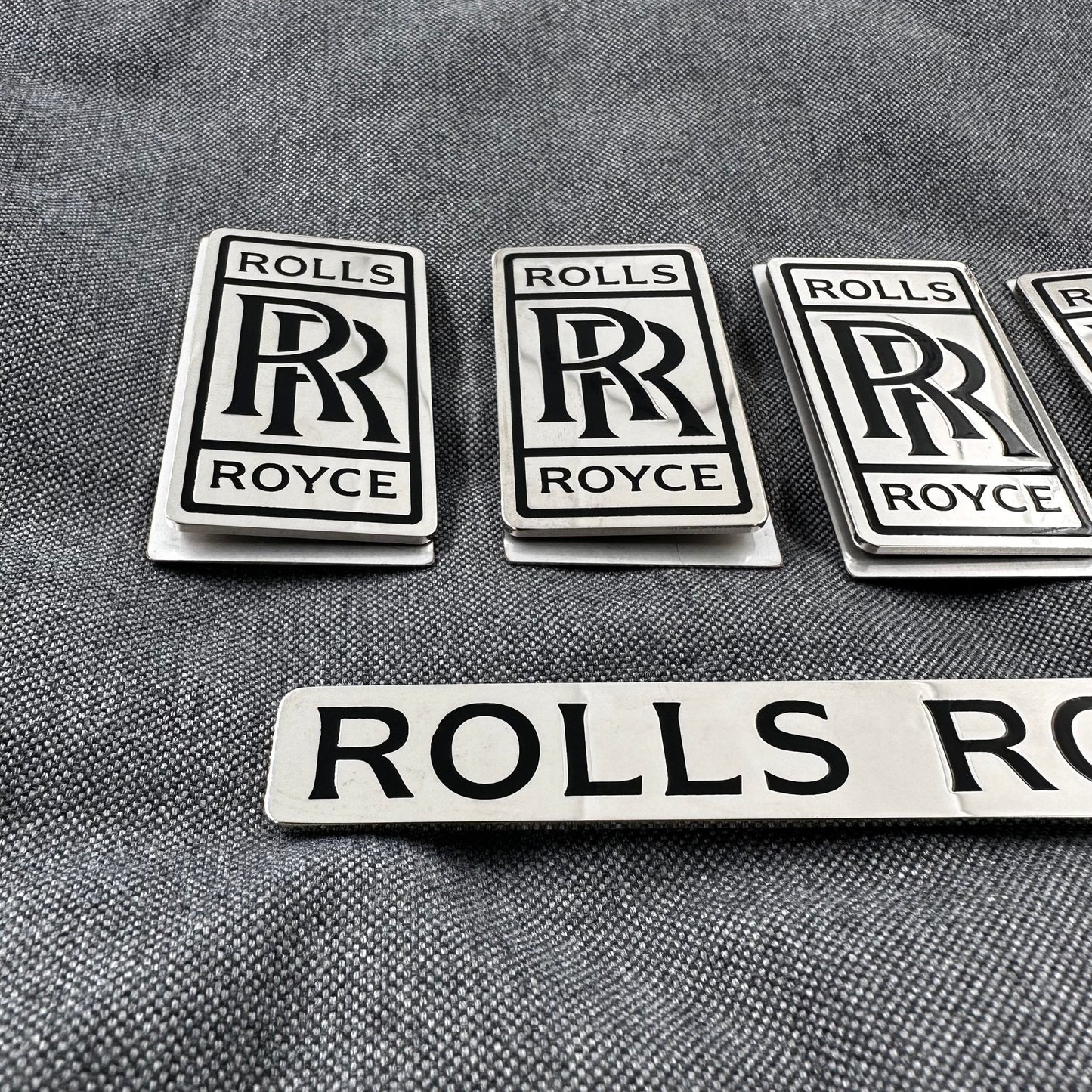 Floor Mats Emblems Badge Logo 5pcs set for Rolls Royce